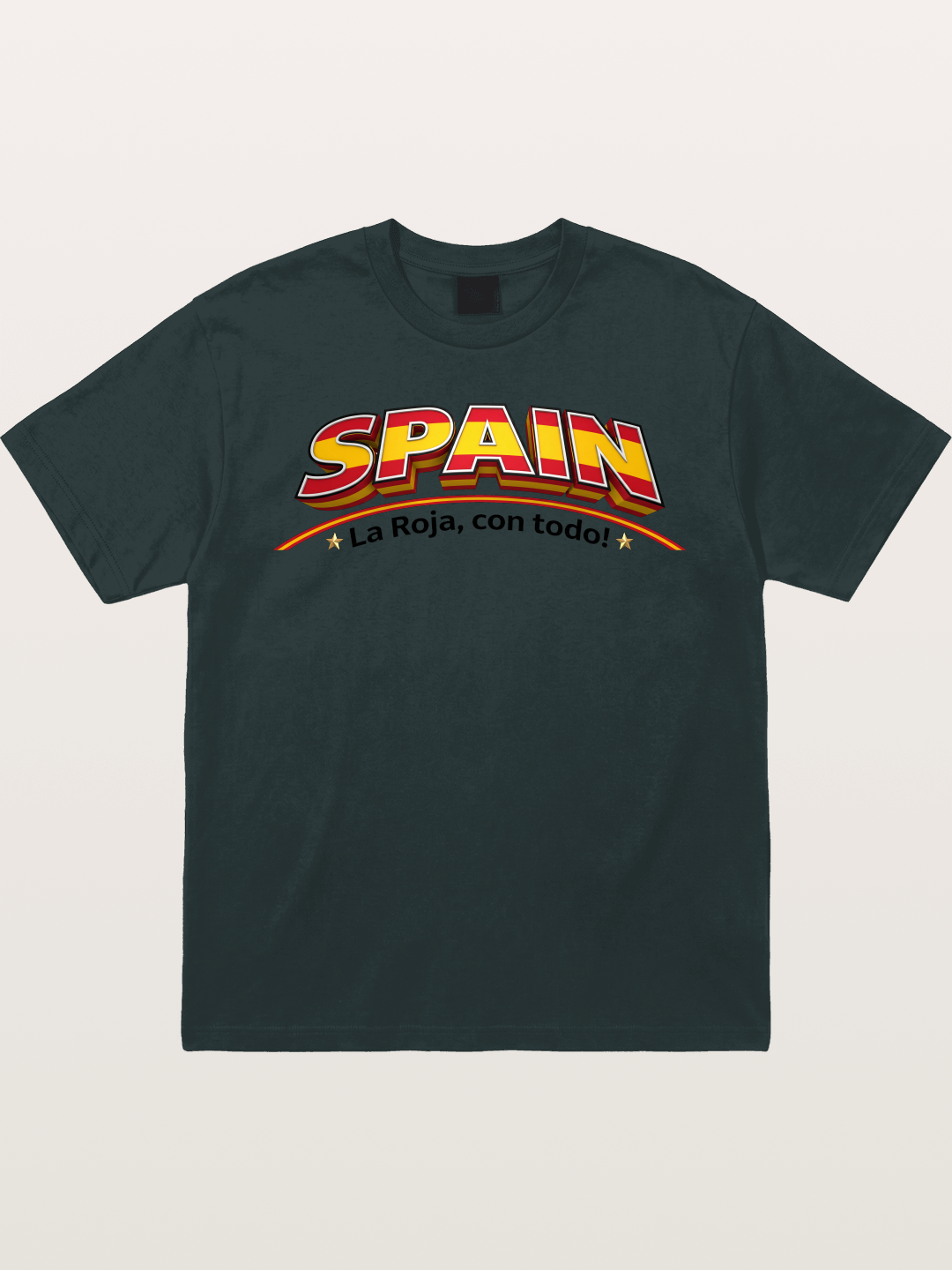Spain Retro Team Logo WC Gildan T-shirt