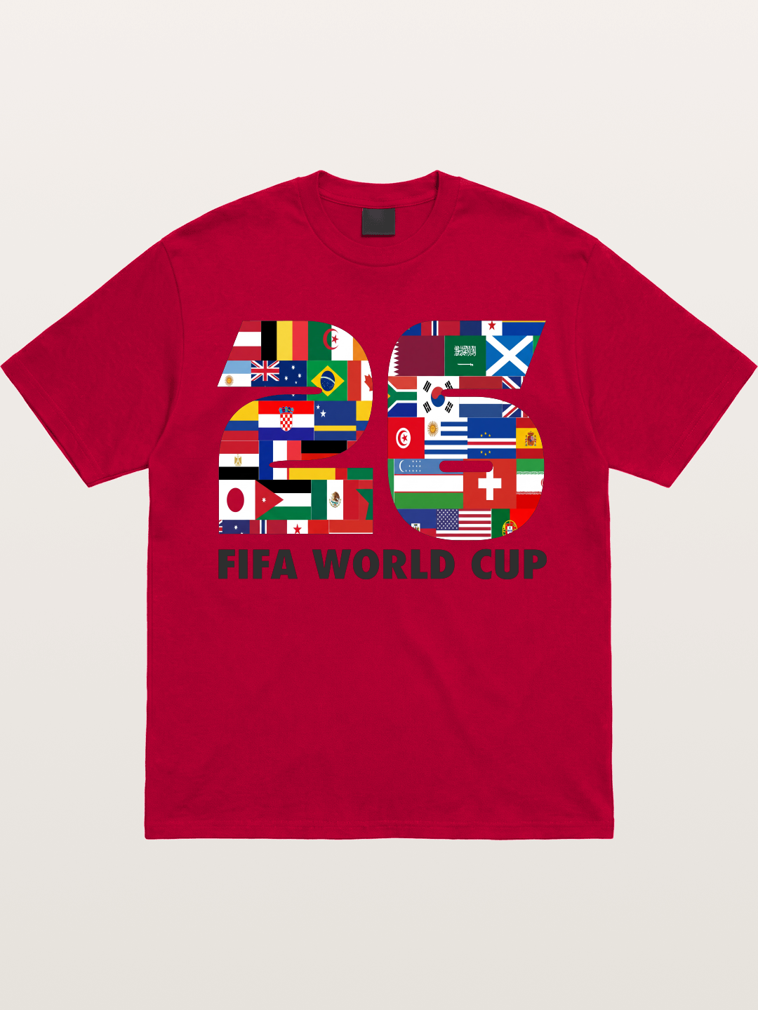 2026 World Cup Nations Flags Collage Gildan T-shirt