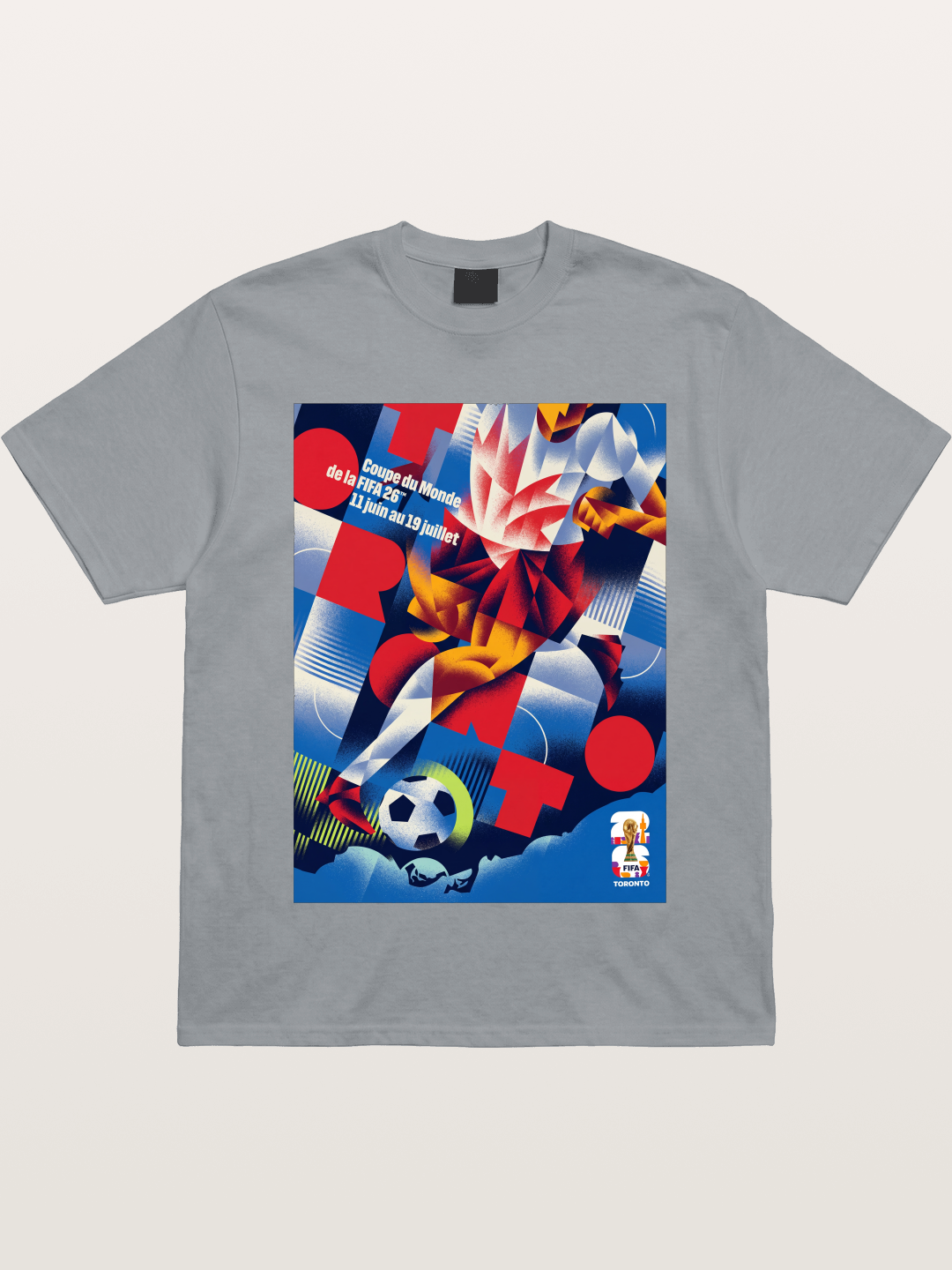 Canada WC 2026 Soccer Player Abstract Gildan T-shirt