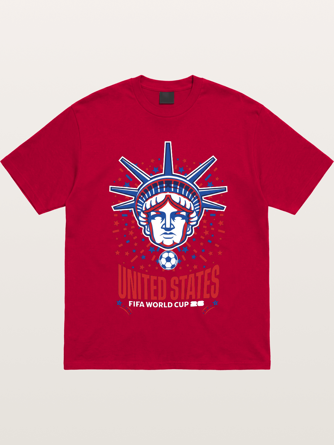 USA WC 2026 Statue of Liberty Badge Gildan T-shirt