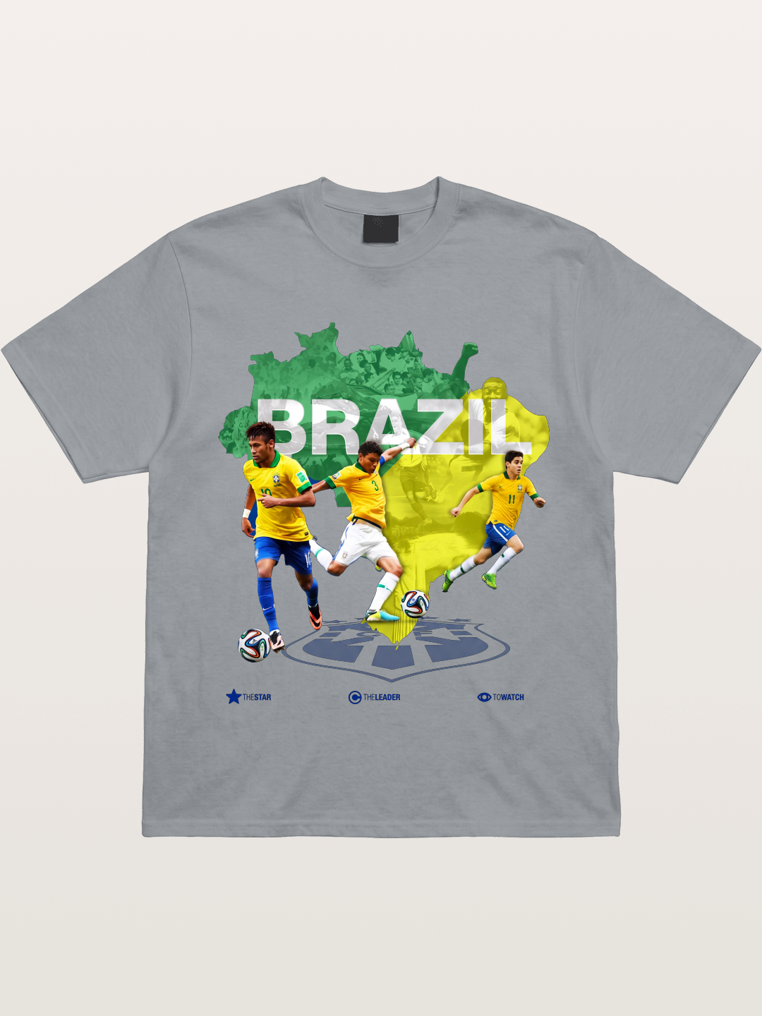 Brazil National Team Stars Collage Gildan T-shirt