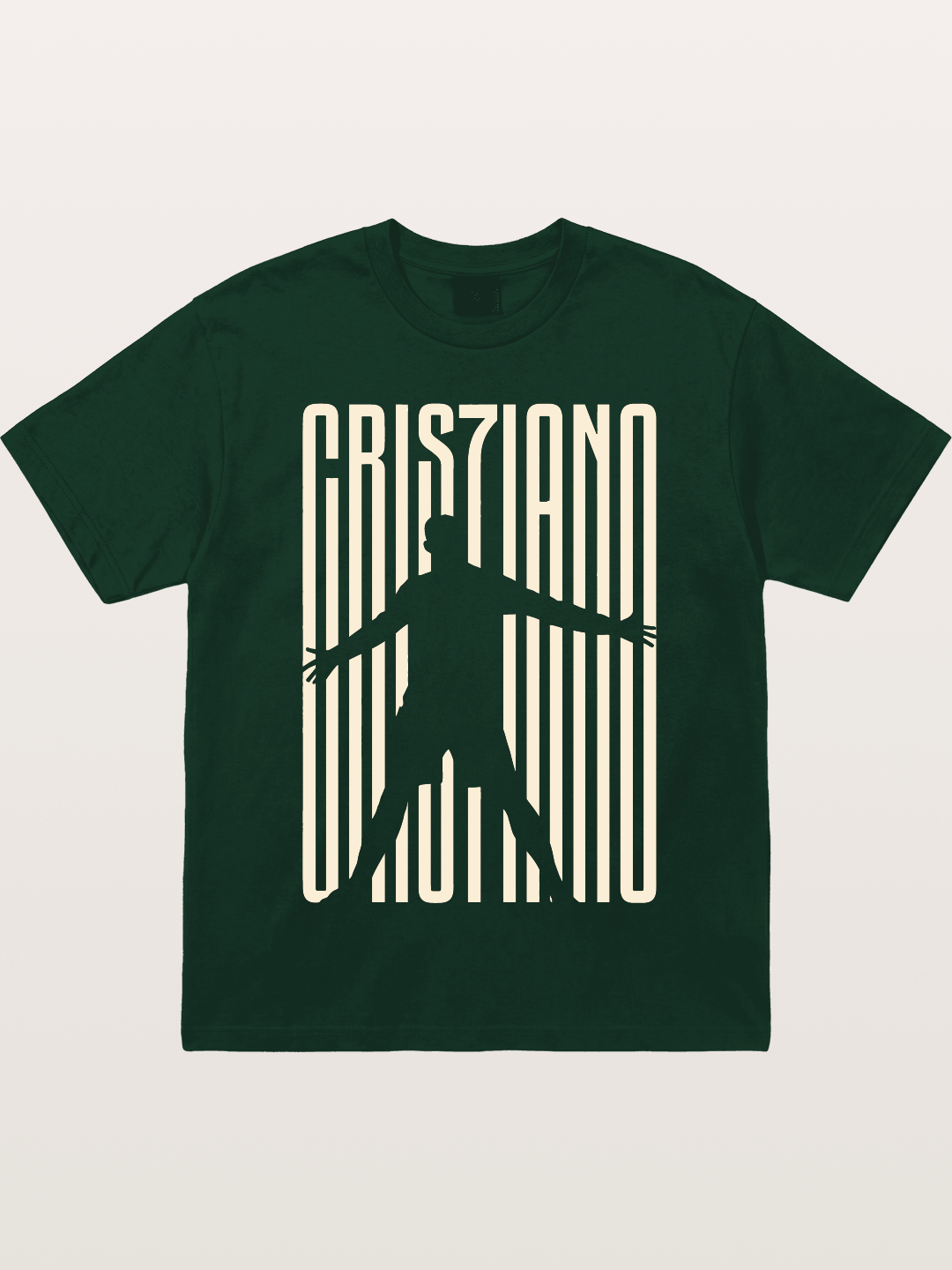Cristiano Ronaldo Celebration Silhouette Gildan T-shirt