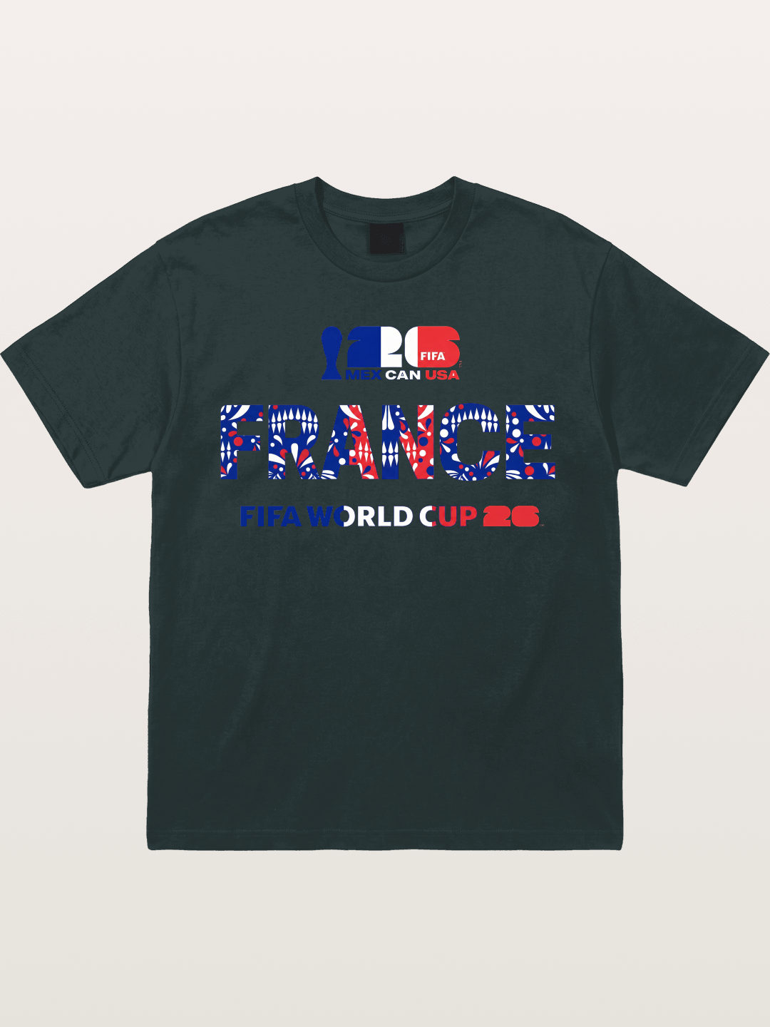 2026 World Cup France Pattern Graphic Gildan T-shirt