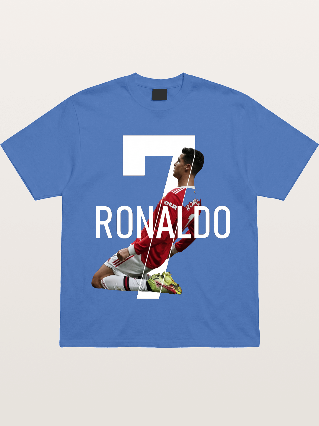 Ronaldo Red Jersey Celebration Pose Gildan T-shirt