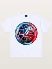 2026 USA Soccer Ball Poster Gildan T-shirt