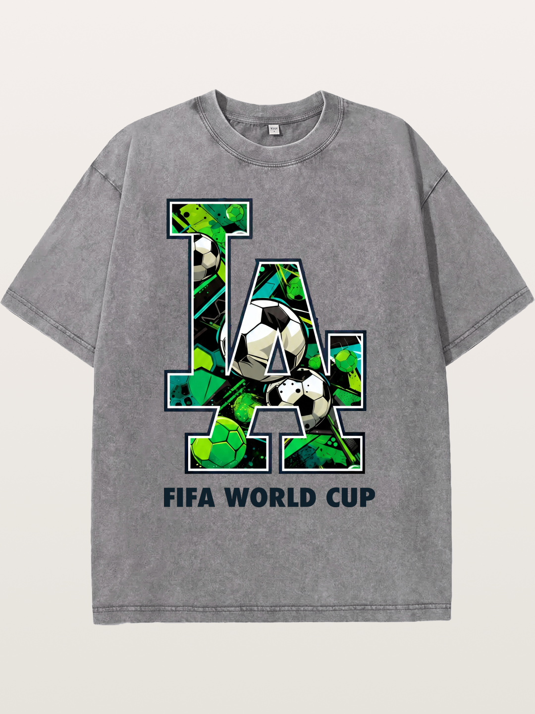 LA 2026 World Cup Soccer Graffiti Washed T-shirt