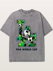 LA 2026 World Cup Soccer Graffiti Washed T-shirt