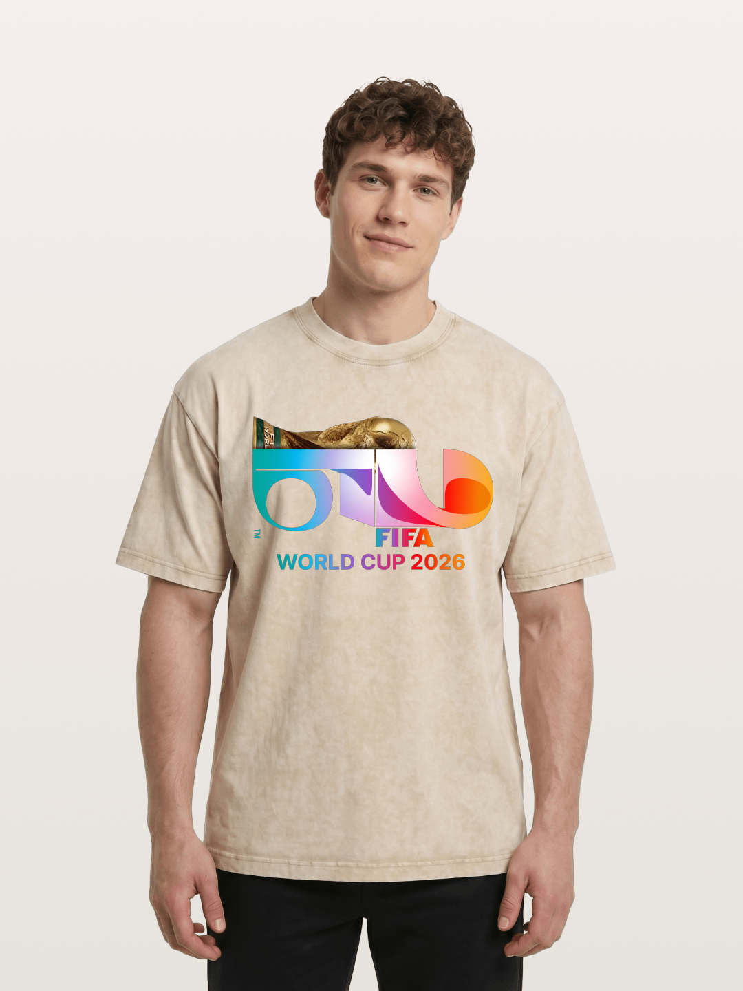 2026 FIFA World Cup Gradient Art Washed T-shirt