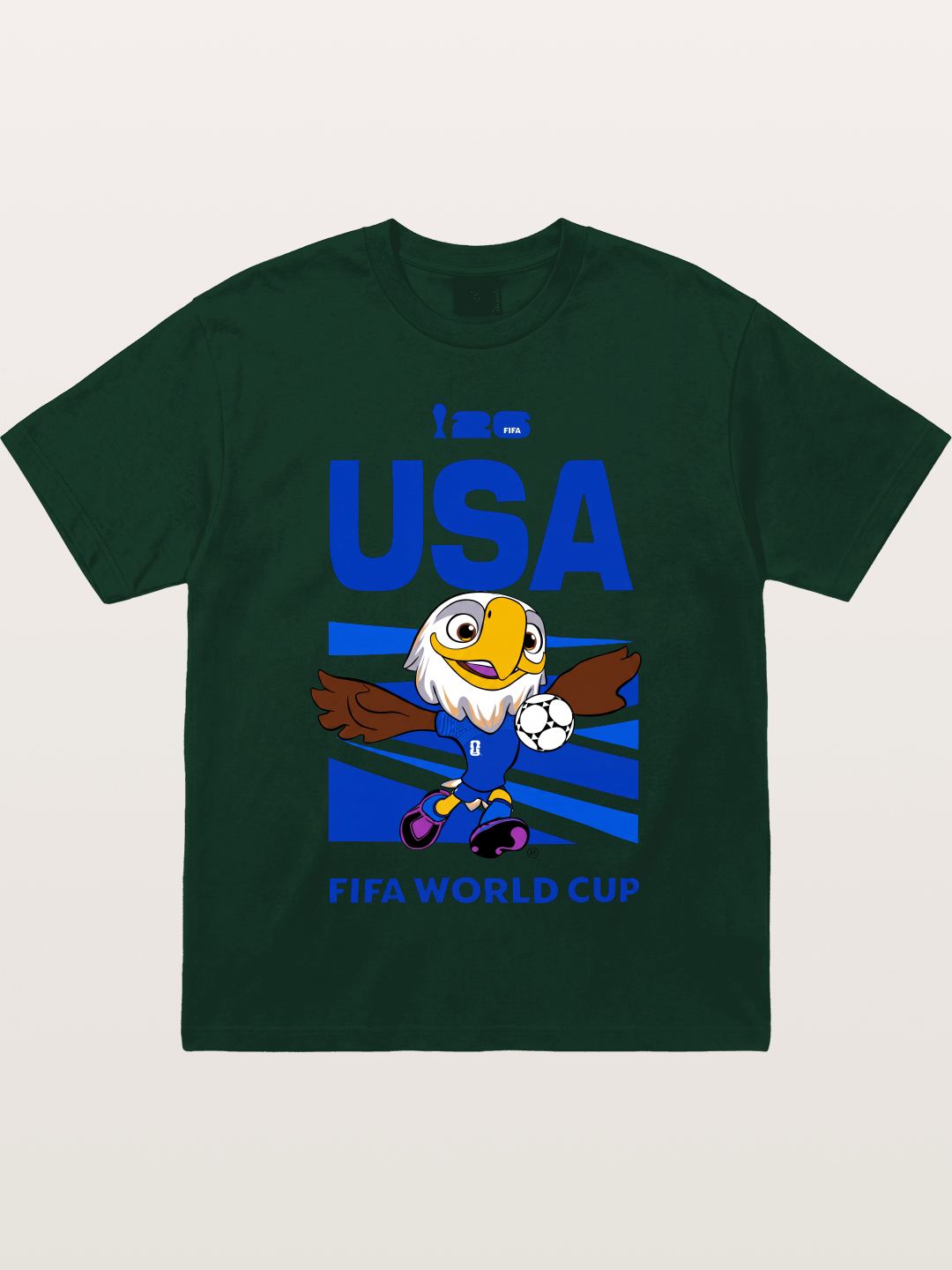 USA WC 2026 Eagle Mascot Design Gildan T-shirt
