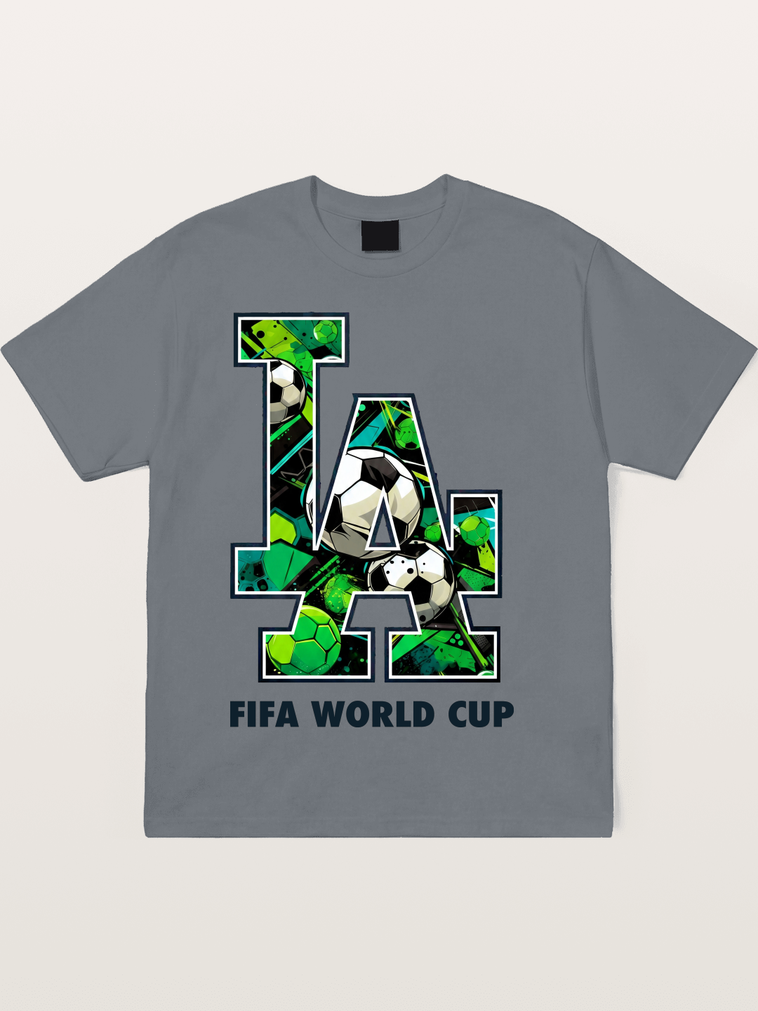 LA 2026 World Cup Soccer Graffiti Cotton T-shirt