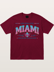 Miami 2026 WC Ombre Typography Gildan T-shirt
