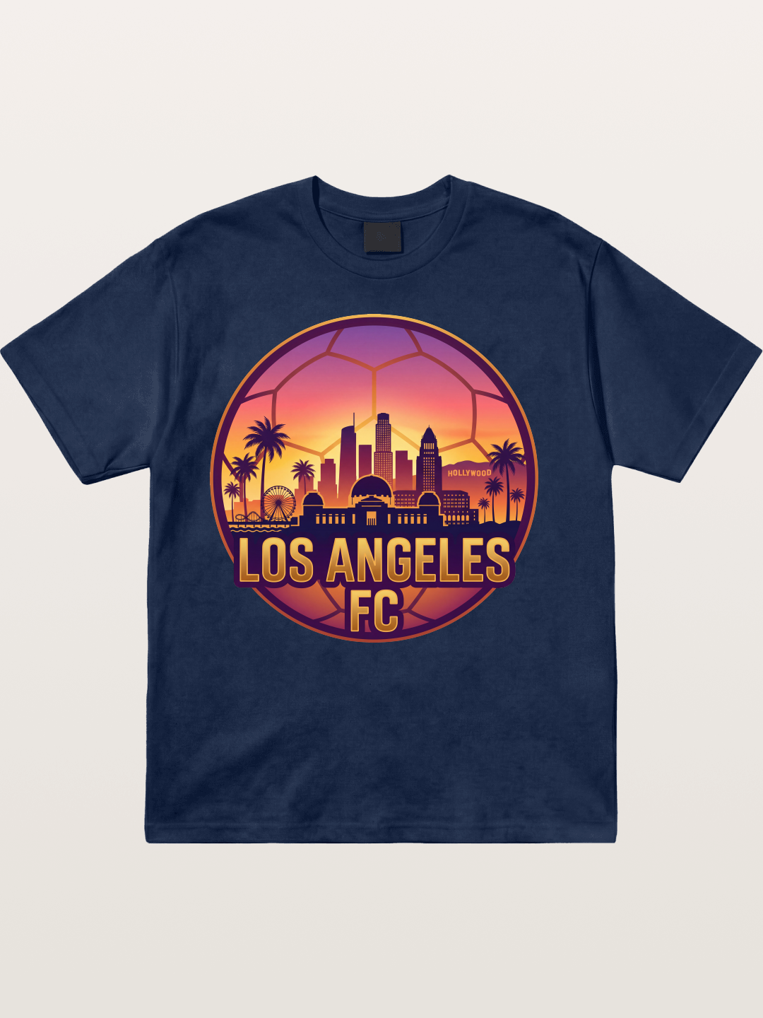LA FC Sunset City Skyline Cotton T-shirt
