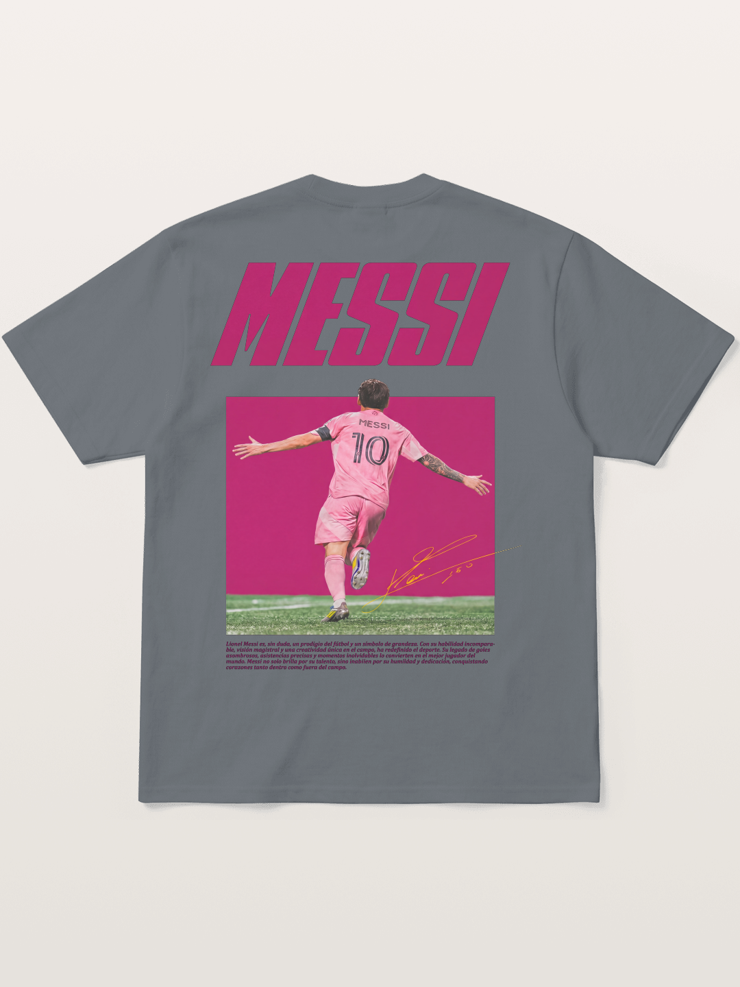 Messi Inter Miami Pink Kit Cotton T-shirt