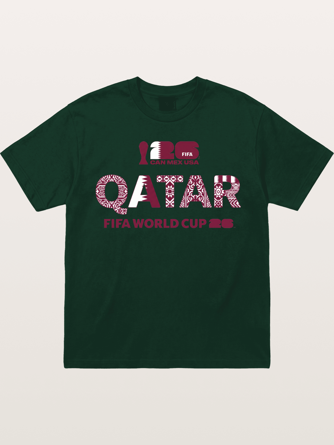 Qatar 2026 Geometric Ornament Art Gildan T-shirt