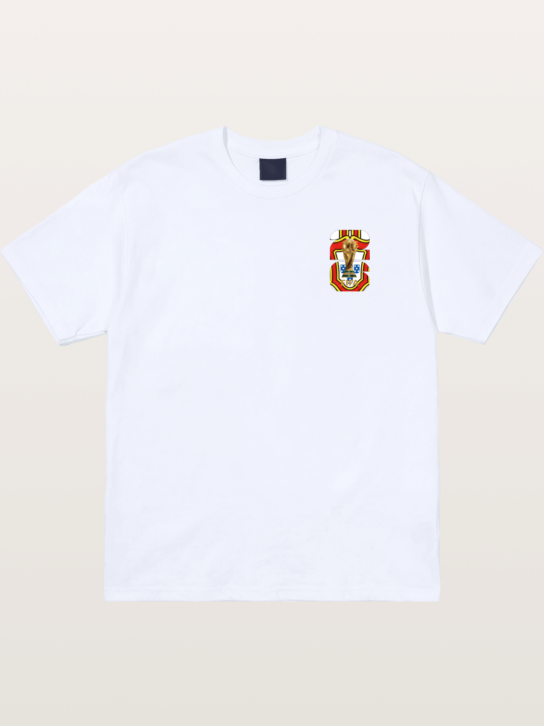 Portugal World Cup Trophy Emblem Gildan T-shirt
