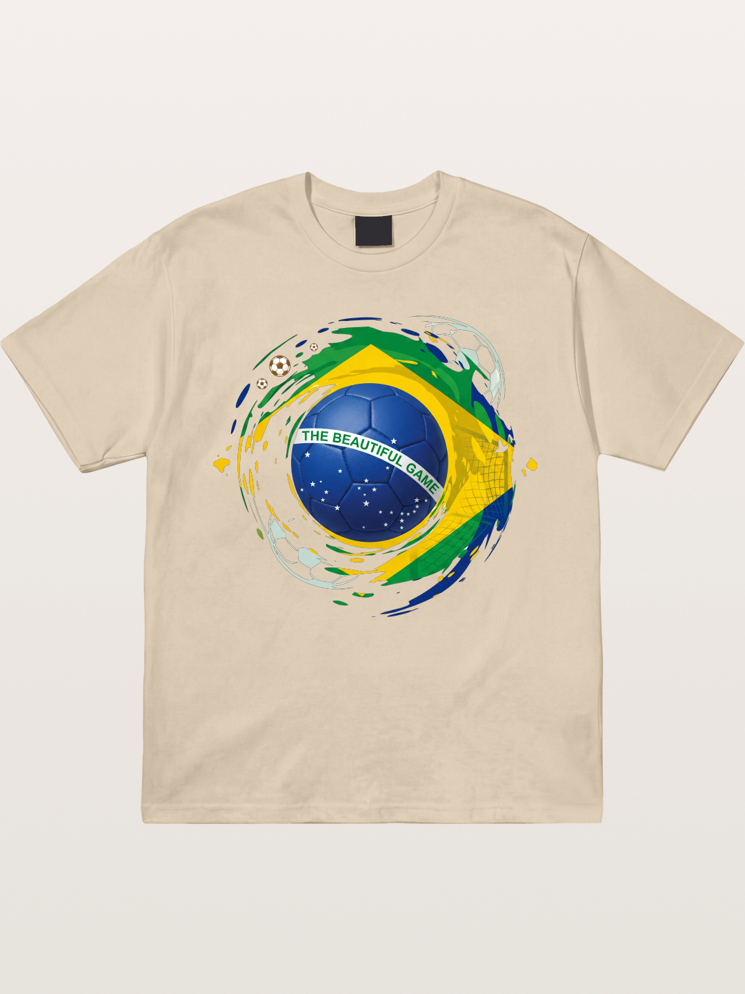 The Beautiful Game Brazil Print Gildan T-shirt