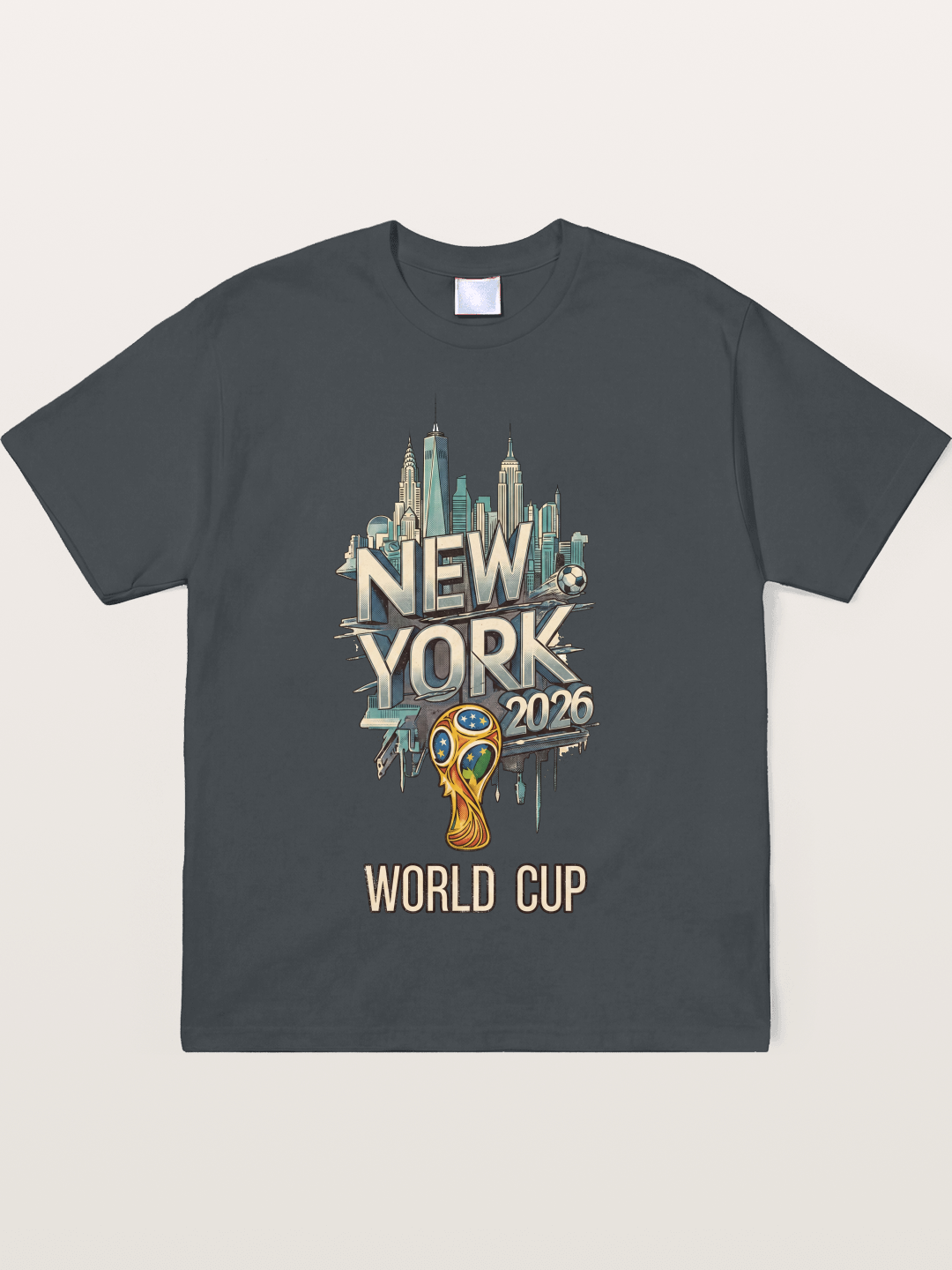 NYC World Cup 2026 Emblem Soft-Stay T-shirt