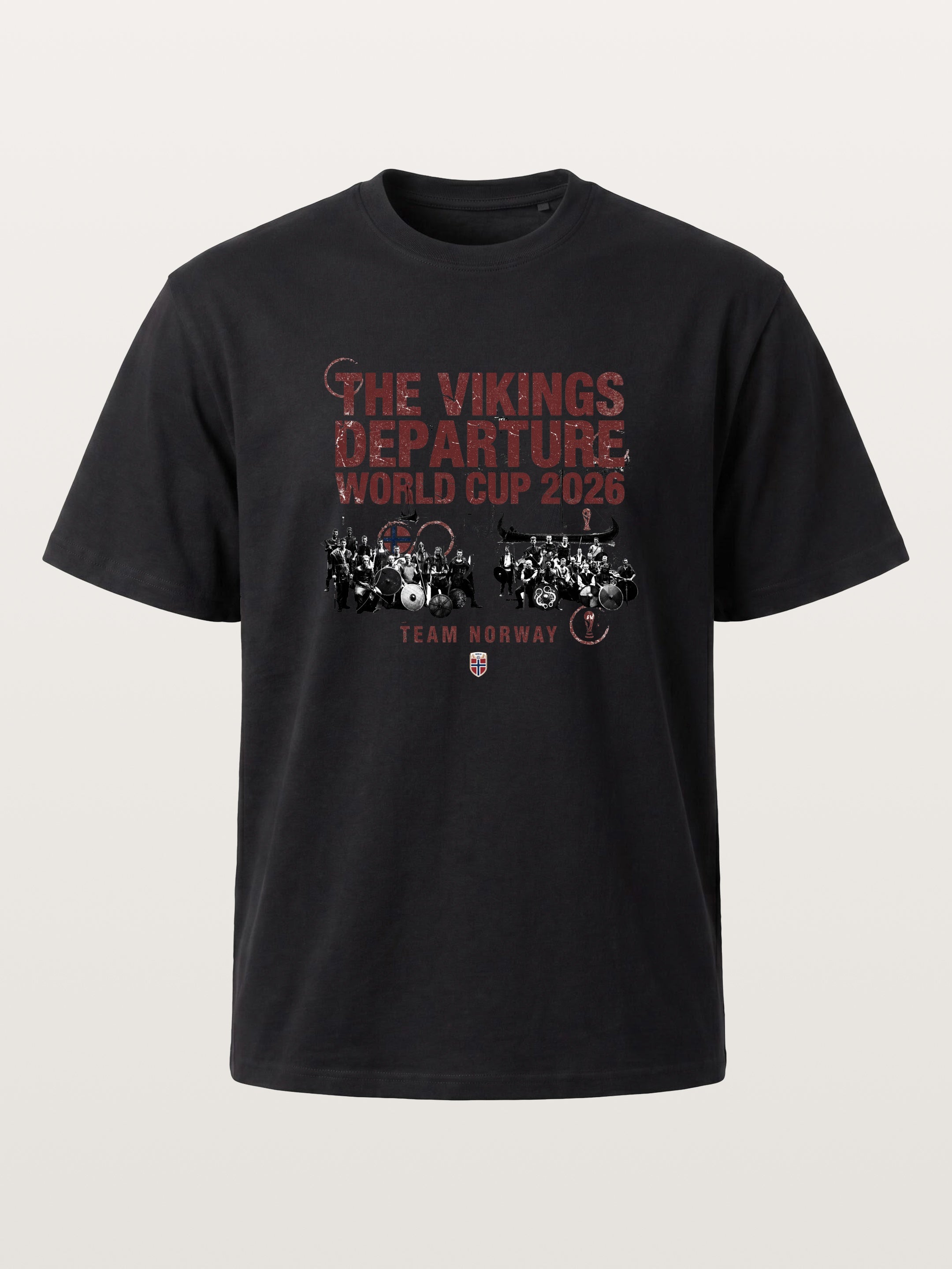 Norway Vikings World Cup Print Cotton T-shirt
